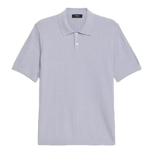 Soris Cable-Knit Polo Shirt