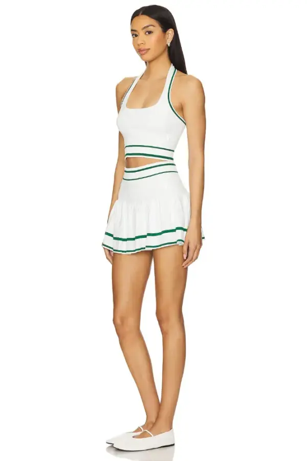 Free People x FP Movement Advantage Set in White & Heritage Green | REVOLVE