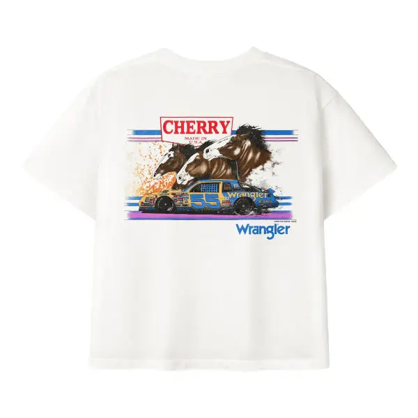 Cherry x Wrangler Horsepower Pocket Tee