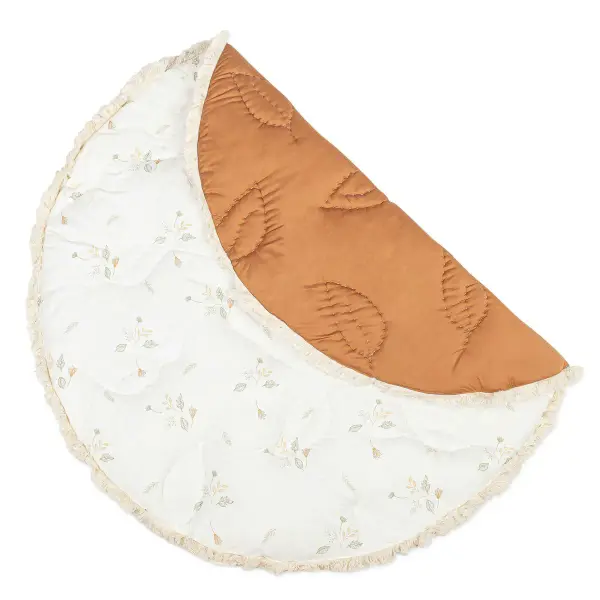 Willow Dainty Leaf Cotton Quilted Baby Play Mat