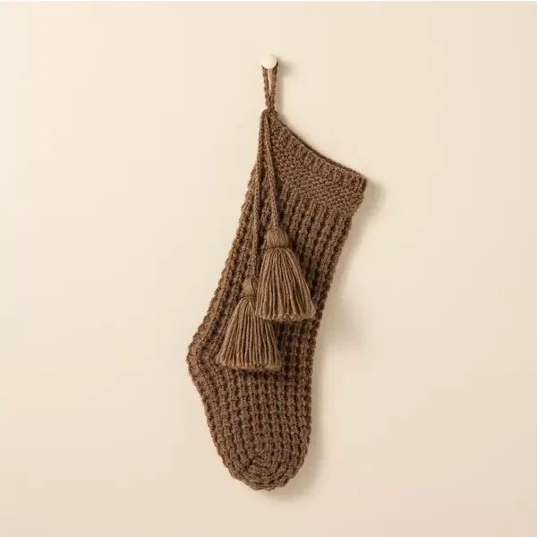 Waffle Knit Stocking