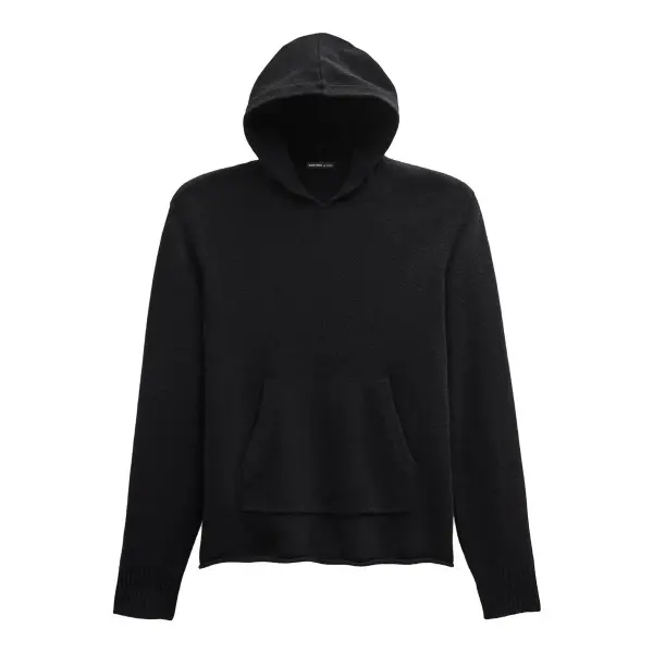 Recycled Cashmere Hooded Pullover