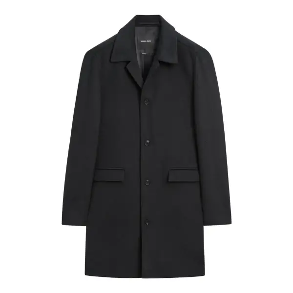 Long Wool Blend Coat