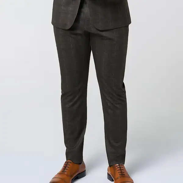 Athletic Fit Stretch Suit Pants