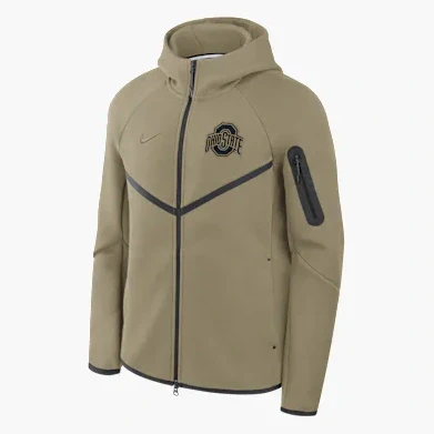 Ohio State Tech Fleece Windrunner Men's Nike College Full-Zip Hooded Jacket