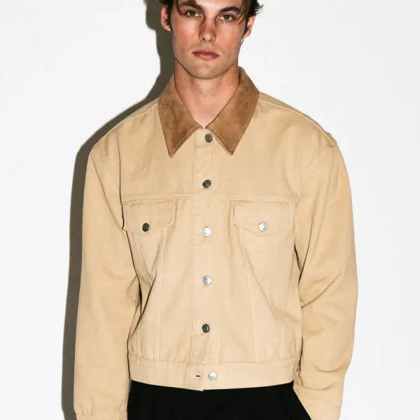 Runyon Fitted Western Denim Jacket