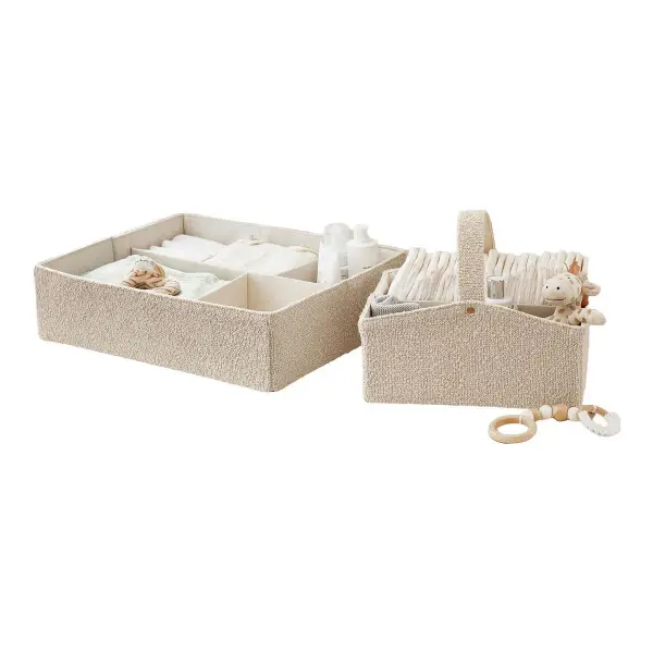 Boucle Nursery Storage