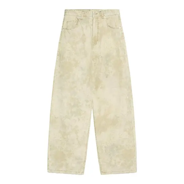 Barrel Printed Jeans