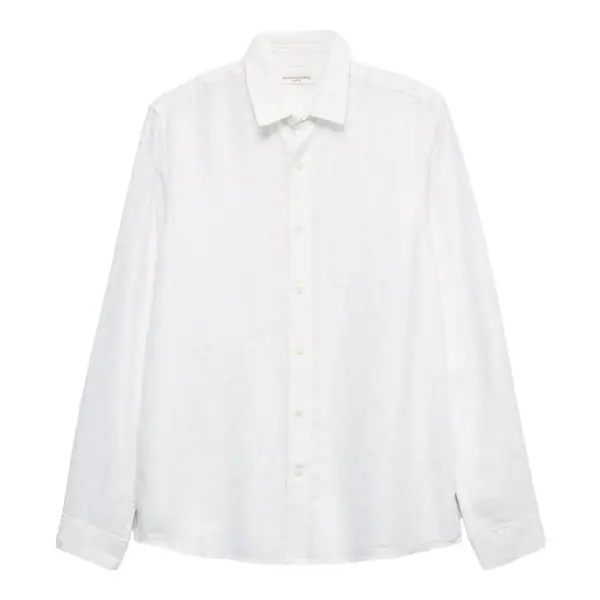 Slim-Fit Linen Shirt