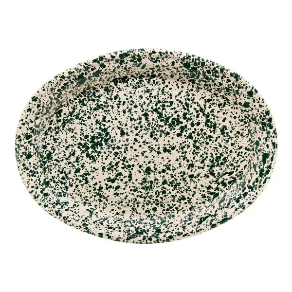Splatter Oval Platter
