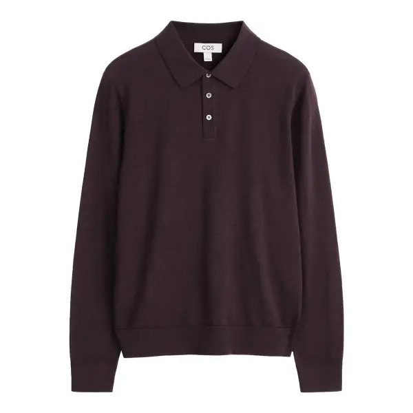 Slim Merino Wool Polo Shirt