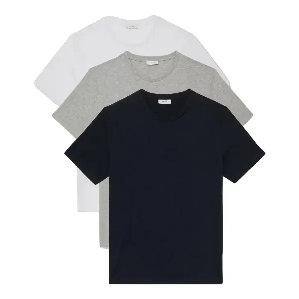 Bless Cotton Crew-Neck Tailored-Fit T-Shirts 3-Pack