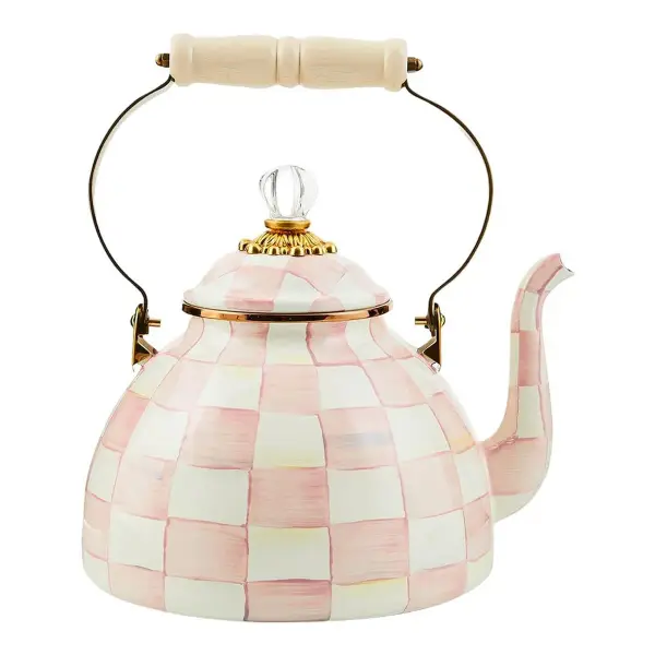 Rosy Check 2 Quart Tea Kettle