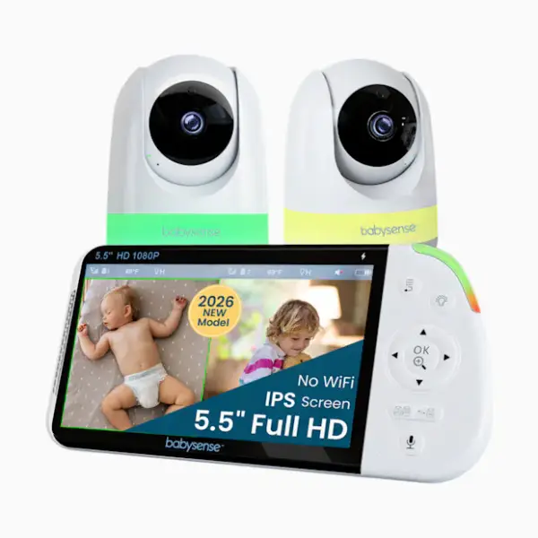 Babysense Babysense PRO 1080p Full HD Split-Screen Baby Monitor - 2 Cameras