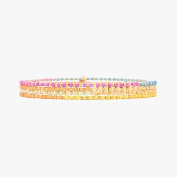 Mixed Seed Bead Stretch Bracelet Pack