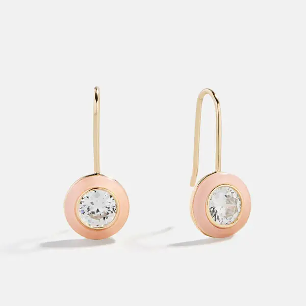 Fallon 14K Gold Semi Precious Earrings