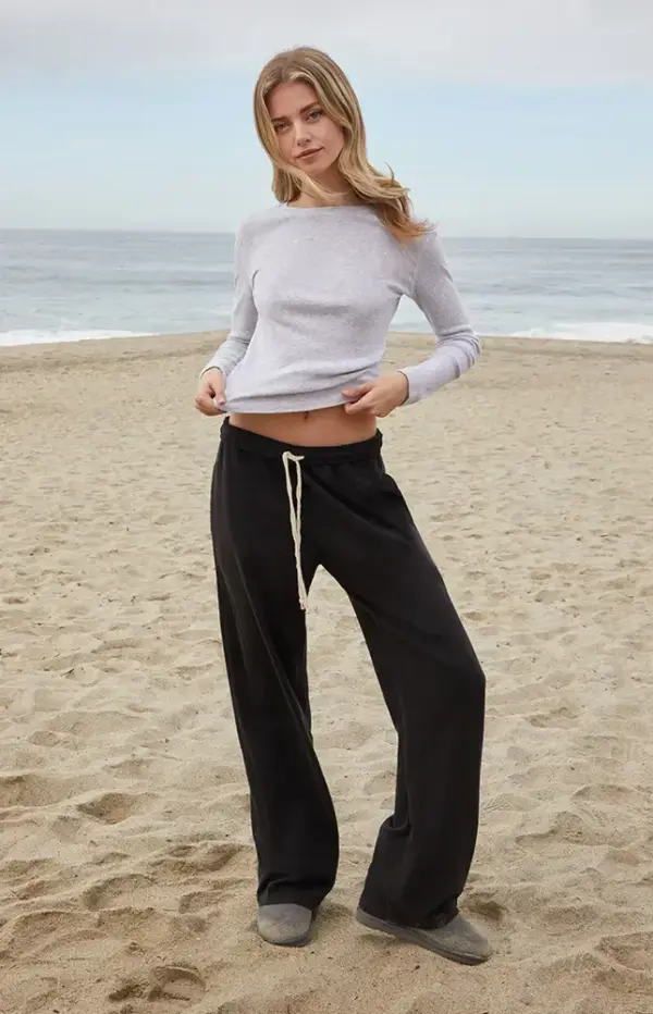 Black Anastasia Baggy Sweatpants