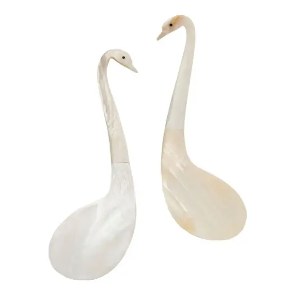 Mother Of Pearl Swan Spoon