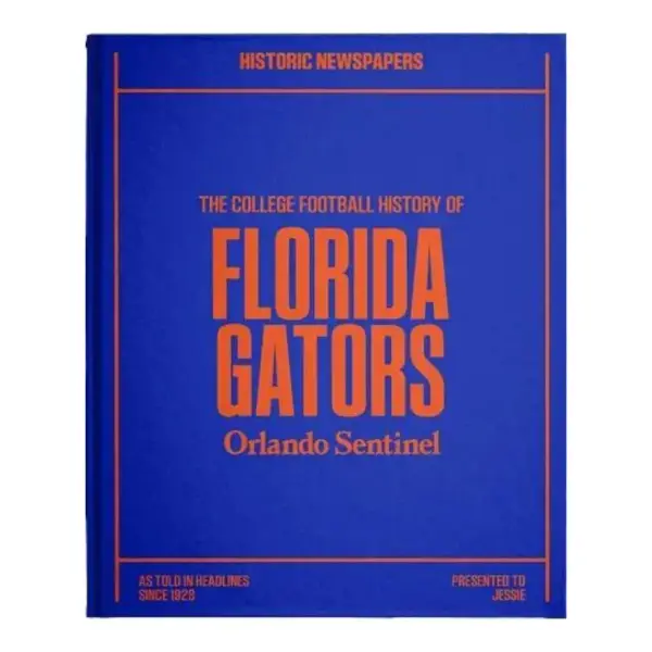 Personalized College Football History Book