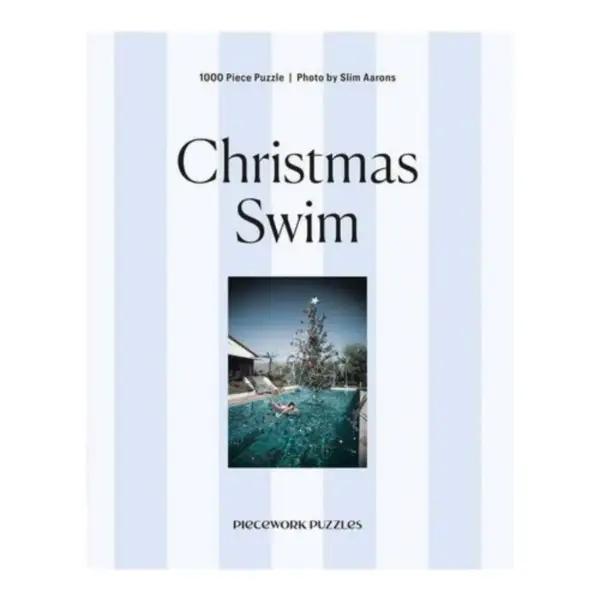 Piecework x Slim Aarons Christmas Swim 1000-Piece Jigsaw Puzzle