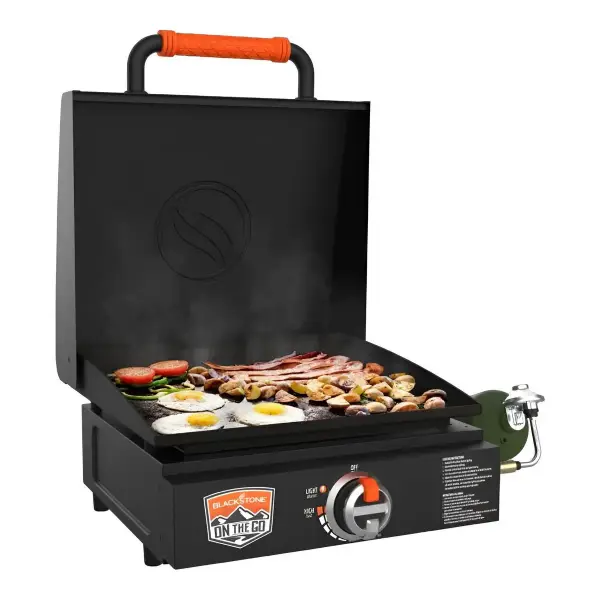 On The Go 22 in Tabletop Griddle with Hood