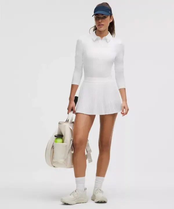 Varsity High-Rise Pleated Tennis Skirt