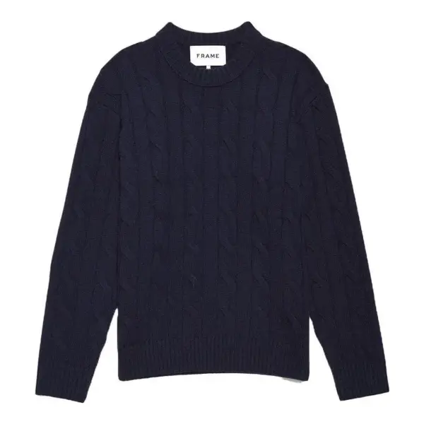 Cashmere Cable Crewneck