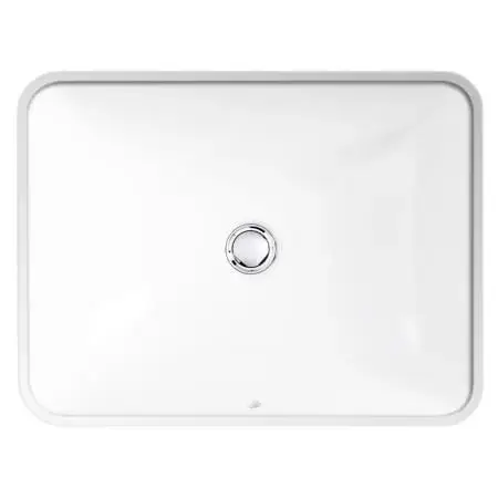 Caxton Rectangle 20-1/4" Undermount Bathroom Sink With Overflow