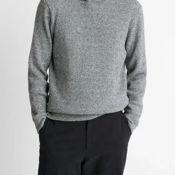 Brushed Waffle Hoodie
