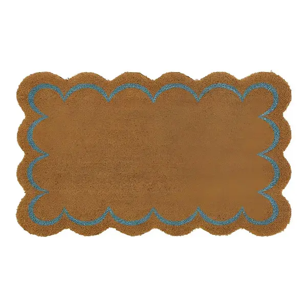 Scallop Coir Mat