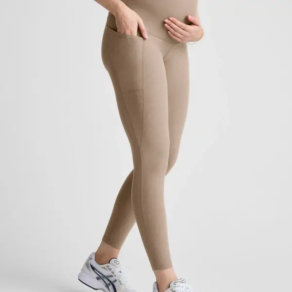 Spacedye Love The Bump Maternity Pocket Midi Leggings
