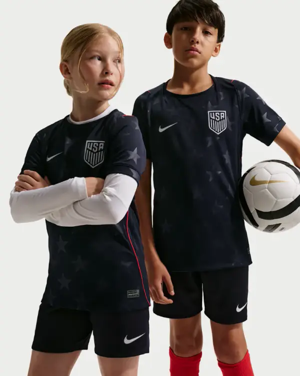 USMNT 2026 Stadium Home Big Kids' Nike Dri-FIT Soccer Replica Jersey