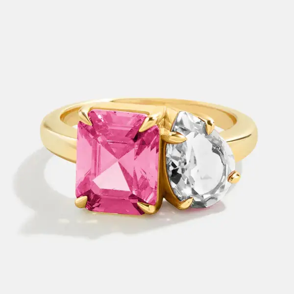 Toi et Moi Custom Birthstone Ring
