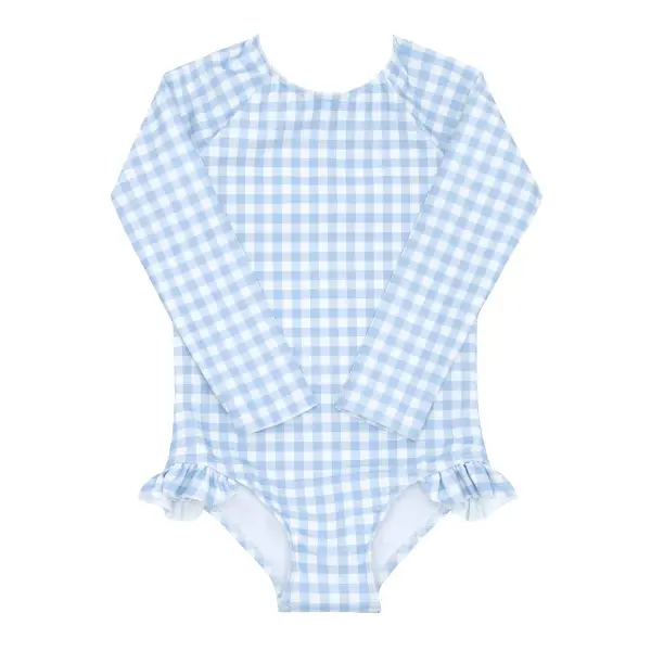 Gingham Rashguard One Piece