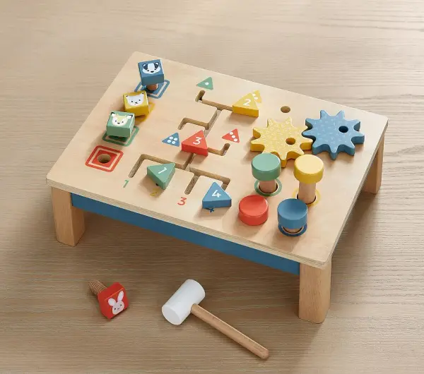 Big Jigs x PBK Tabletop Activity Bench | Pottery Barn Kids