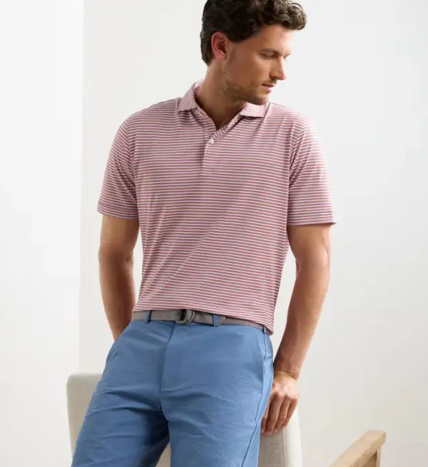 Tempo Performance Mesh Polo Top