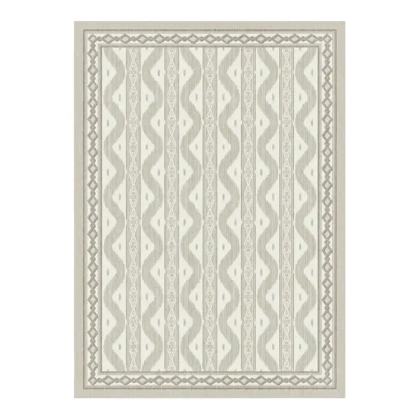 Ava Ikat Beige Rug
