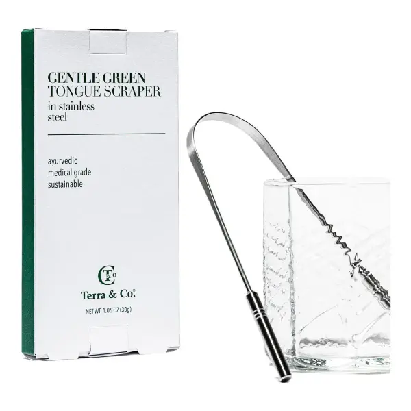 Gentle Green Tongue Scraper