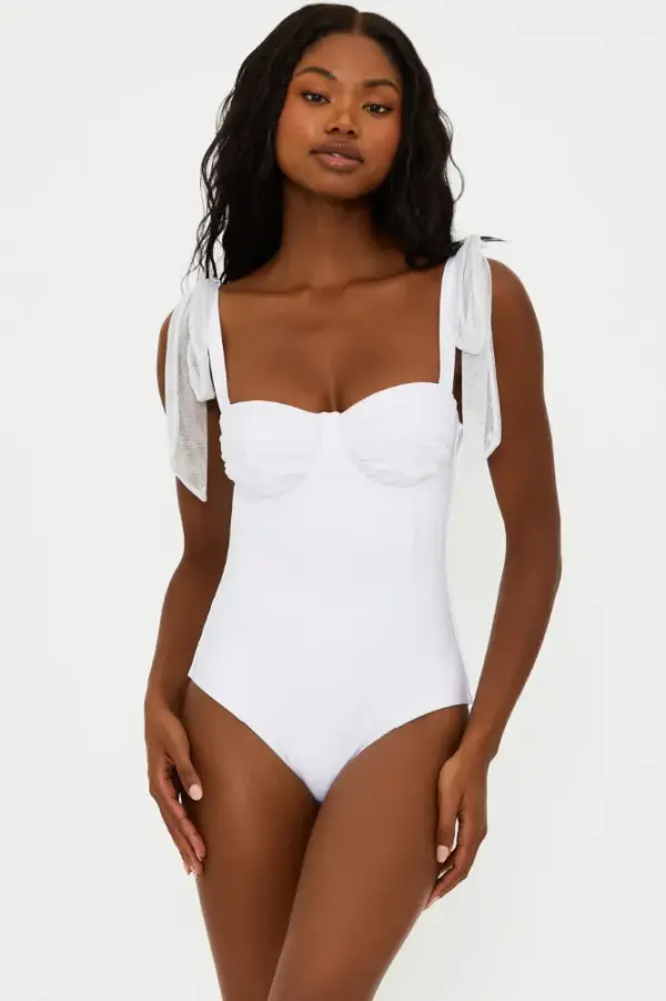Dede One Piece White | One Piece Swimsuit | Beach Riot
