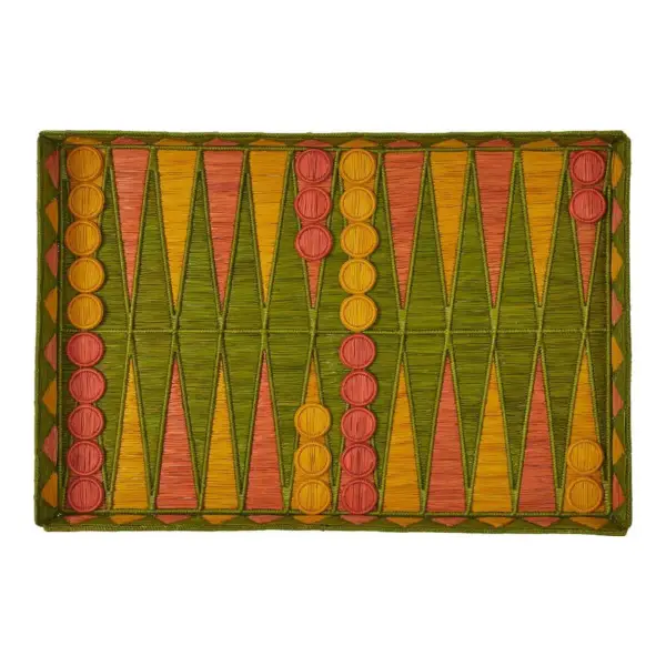 Magnetic Midnight Woven Backgammon Set
