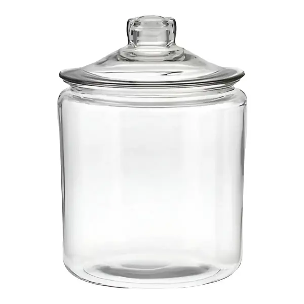 Glass Jar with Glass Lid