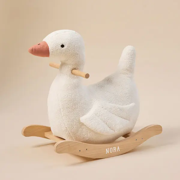 Duckling Plush Nursery Rocker