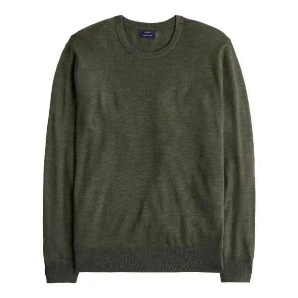 Merino Wool-Blend Crewneck Sweater