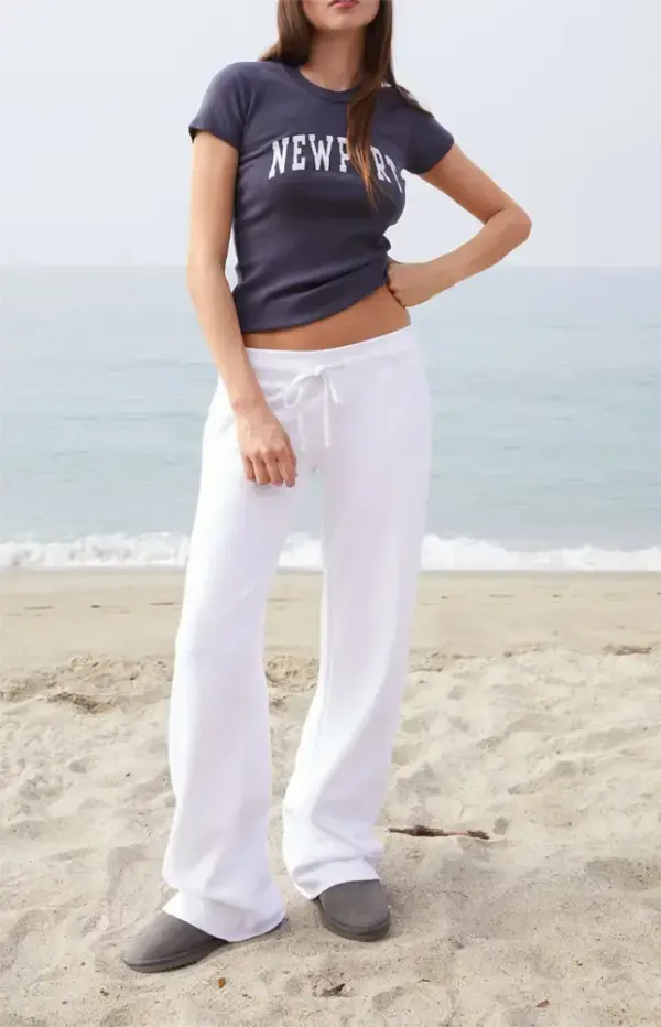 Melange Hilary Soft Yoga Baggy Sweatpants