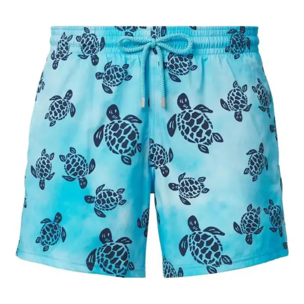 Printed Swim Trunks