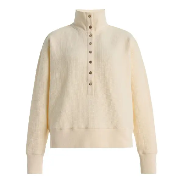 Waffle Knit Pullover