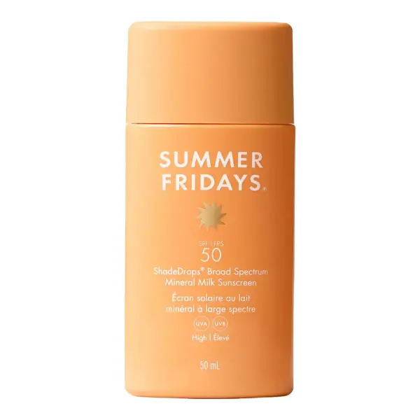 ShadeDrops Broad Spectrum SPF 50 Mineral Milk Sunscreen 50ml