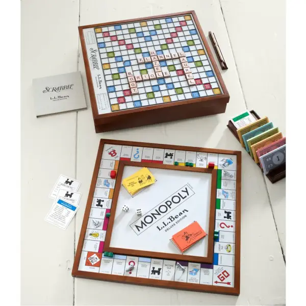 Deluxe Scrabble/Monopoly Set