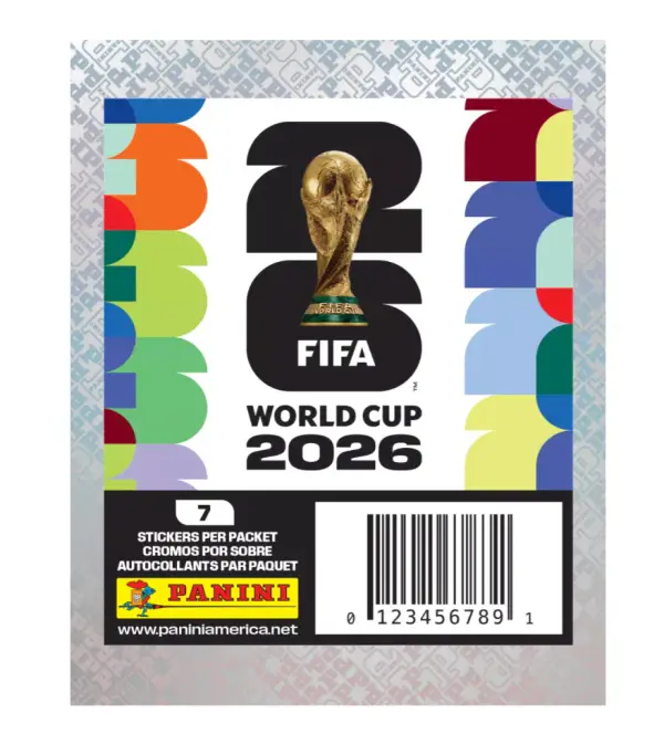 Panini America 2026 FIFA World Cup Sticker Box - 25 Count