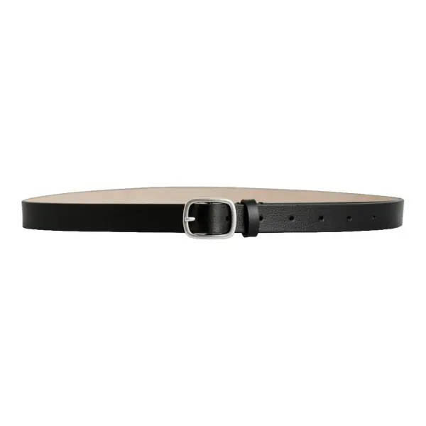 Grained-Leather Belt